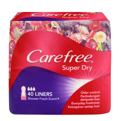 CAREFREE SUPERDRY SCENTED 156MM 40'S CAREFREE SUPERDRY SCENTED 156MM 40'S