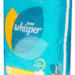 WHISPER REGULAR FLOW 20 WHISPER REGULAR FLOW 20