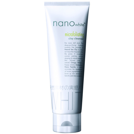 NANO WHITE MICROFLOLIATING CLAY CLEANSER 100G