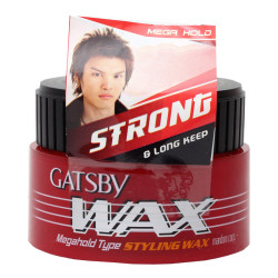 GATSBY STYLING WAX - MEGAHOLD 80GM GATSBY STYLING WAX - MEGAHOLD 80GM
