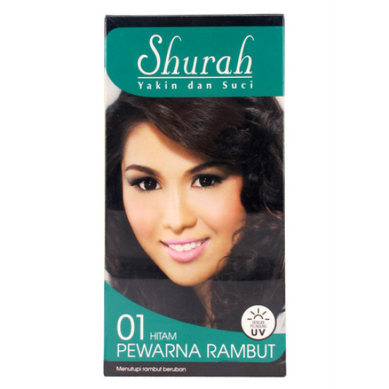 SHURAH PEWARNA RAMBUT - HITAM 40G