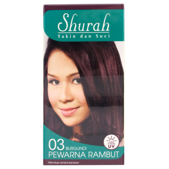 SHURAH PEWARNA RAMBUT - BERGUNDI 40G