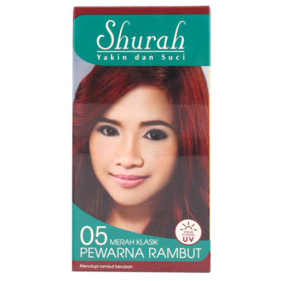 SHURAH PEWARNA RAMBUT - MERAH KLASIK 40G