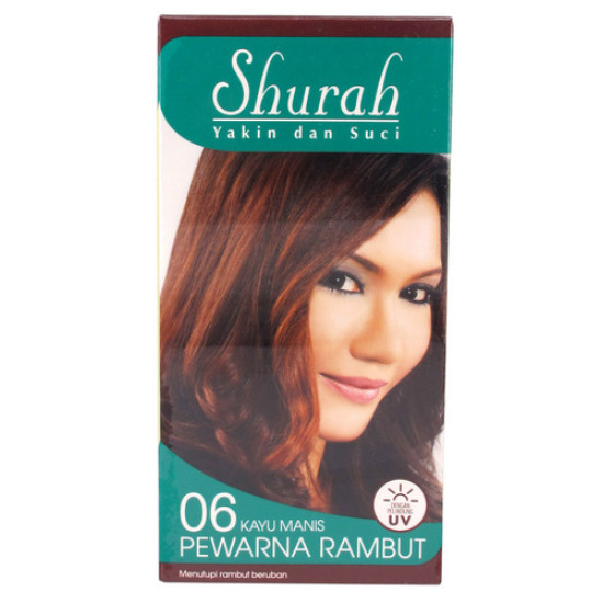 SHURAH PEWARNA RAMBUT - KAYU MANIS 40G