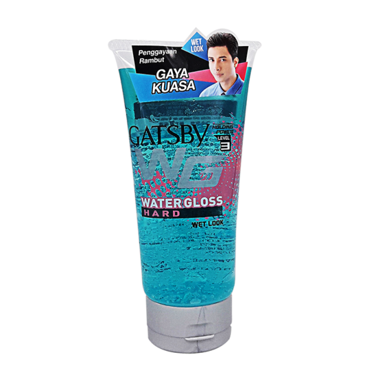 GATSBY WATER GLOSS TUBE GEL - HARD 170GM