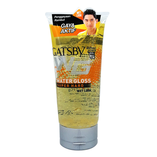 GATSBY WATER GLOSS TUBE GEL - SUPER HARD 170GM