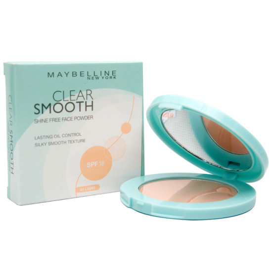 MAYBELLINE CLEARSMOOTH SHINE FREE FACE POWDER-LIGH