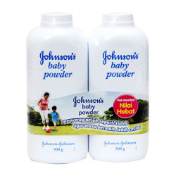 JOHNSON'S BABY POWDER REG 500G*2