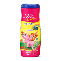 CARRIE JUNIOR BABY TALCUM - CHEEKY CHERRY 450G CARRIE JUNIOR BABY TALCUM - CHEEKY CHERRY 450G