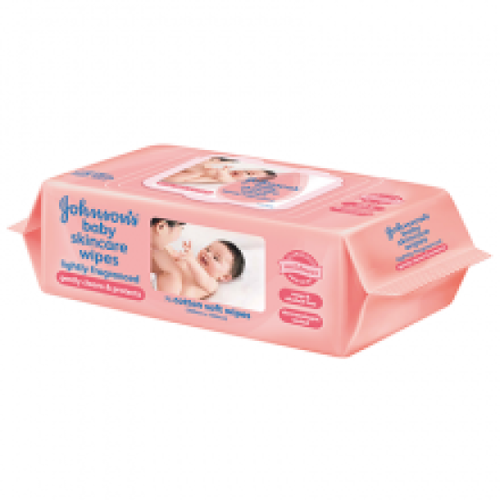 JOHNSON'S BABY SKINCARE LIGHTY WIPES 75'S