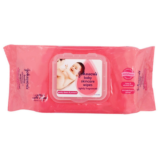 JOHNSON'S BABY SKINCARE LIGHTY WIPES 75'S