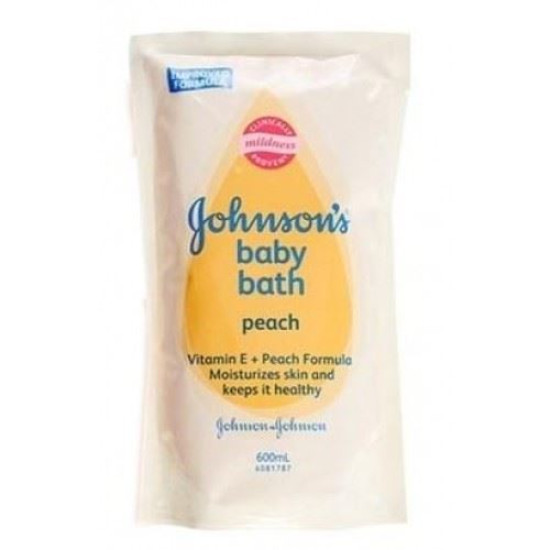 JOHNSON'S BABY BATH PEACH 600ML