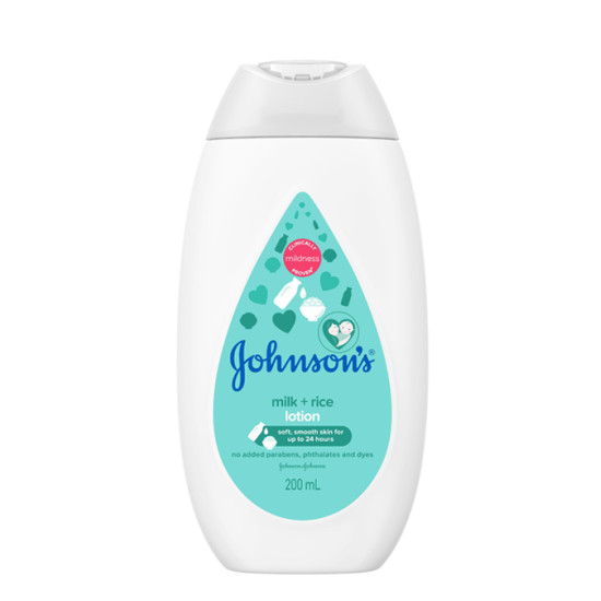 JOHNSON'S BABY LOTION MILK RICE 200ML