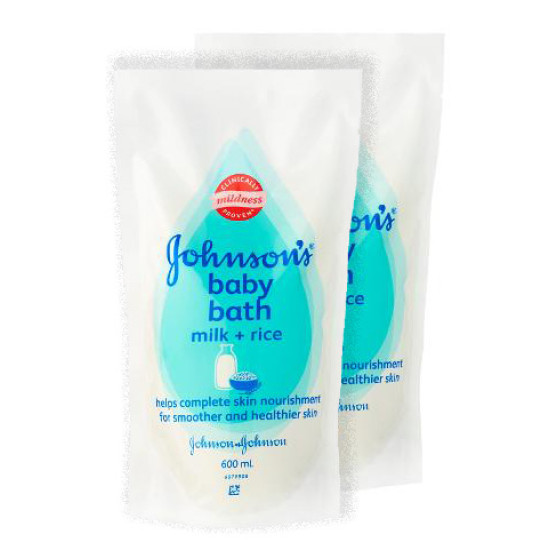 JOHNSON'S BABY BATH MILK ( R ) 600ML*2