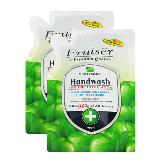 FRUISER HANDWASH (REFILL) APPLE 400ML*2