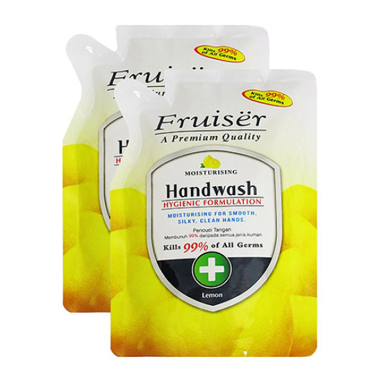 FRUISER HANDWASH (REFILL) LEMON 400ML*2