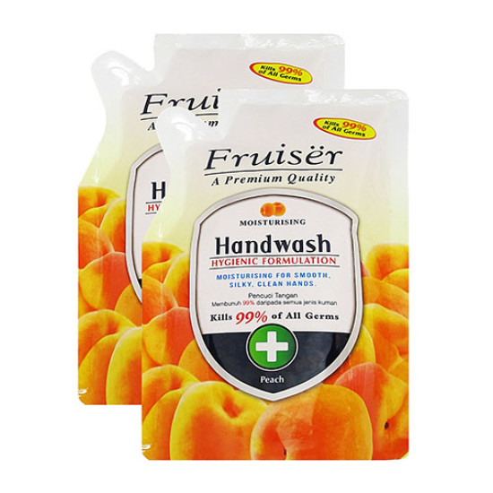 FRUISER HANDWASH (REFILL) PEACH 400ML*2