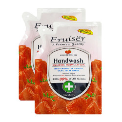 FRUISER HANDWASH (REFILL) STRAWBERRY 400ML*2 FRUISER HANDWASH (REFILL) STRAWBERRY 400ML*2