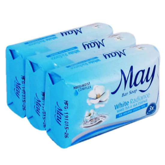 MAY SOAP WHITE RADIANCE 85GM*3'S