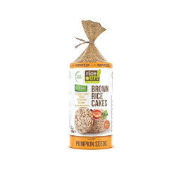 RICE UP RICE CAKE W/ PUMPKIN SEEDS 120G RICE UP RICE CAKE W/ PUMPKIN SEEDS 120G