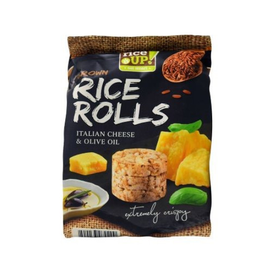 RICE UP Rice Rolls W/ Italian Cheese&Olive Oil 50G