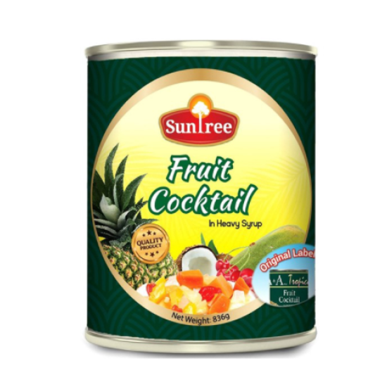 SUNTREE TROPICAL FRUIT COCKTAIL 836GM