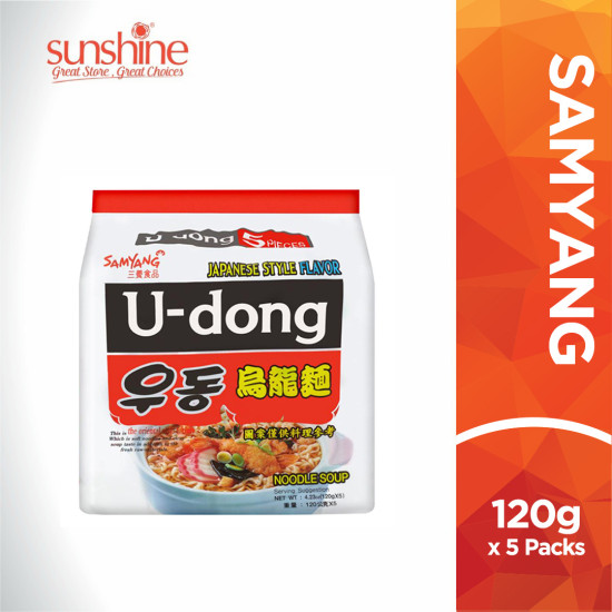 SAMYANG NOODLE U DONG 120GM*5