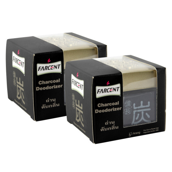 FARCENT CHARCOAL DEO. -CAR 120G*2