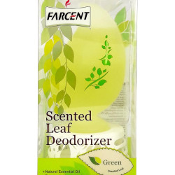 FARCENT SCENTED LEAF DEODORIZER GREEN (STR) 200ML FARCENT SCENTED LEAF DEODORIZER GREEN (STR) 200ML