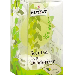 FARCENT SCENTED LEAF DEODORIZER GREEN (STR) 200ML FARCENT SCENTED LEAF DEODORIZER GREEN (STR) 200ML