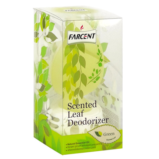 FARCENT SCENTED LEAF DEODORIZER GREEN (STR) 200ML