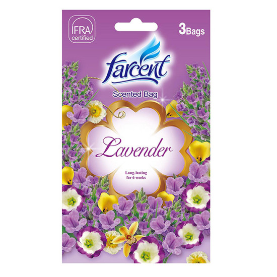 FARCENT SCENTED BAG - LAVENDER 10GM *3