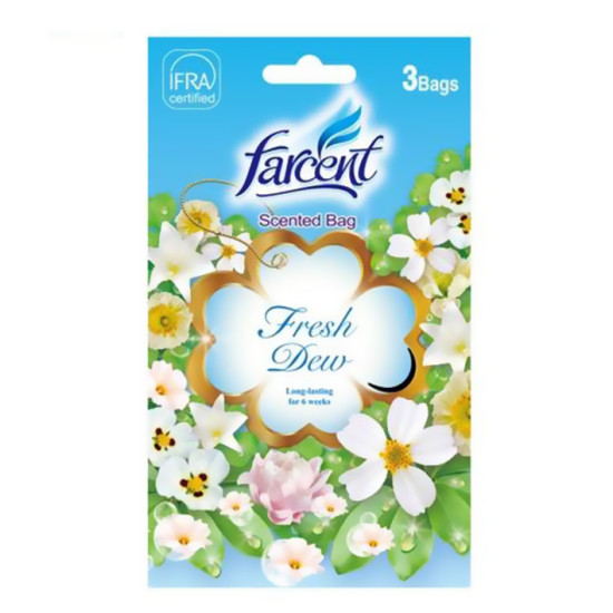 FARCENT SCENTED BAG -FRESH DEW 10G*3