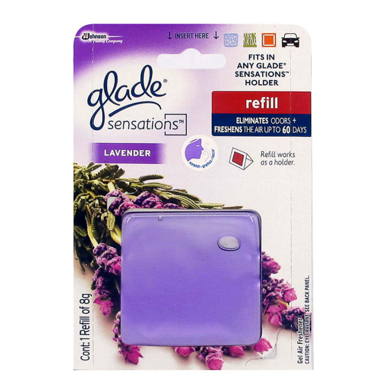 GLADE SENSATIONS REFILL LAVENDER 8G