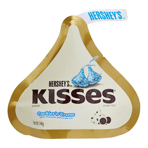 HERSHEY'S KISSES COOKIES'N'CREME 146GM