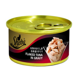 SHEBA (CAN) FLAKE TUNA IN GRAVY 85G SHEBA (CAN) FLAKE TUNA IN GRAVY 85G