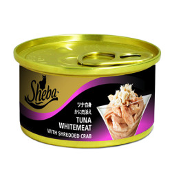 SHEBA (CAN) TUNA + SHREDDED CRAB 85G SHEBA (CAN) TUNA + SHREDDED CRAB 85G