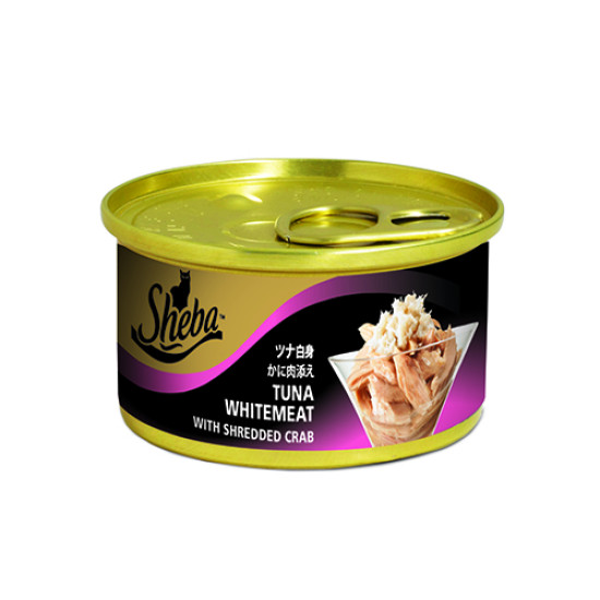 SHEBA (CAN) TUNA + SHREDDED CRAB 85G