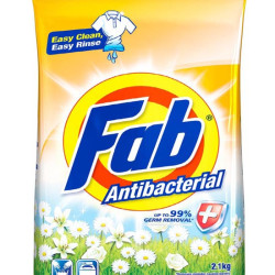 FAB DETERGENT POWDER - ANTIBAC 1.9 KG FAB DETERGENT POWDER - ANTIBAC 1.9 KG