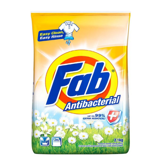 FAB DETERGENT POWDER - ANTIBAC 1.9 KG