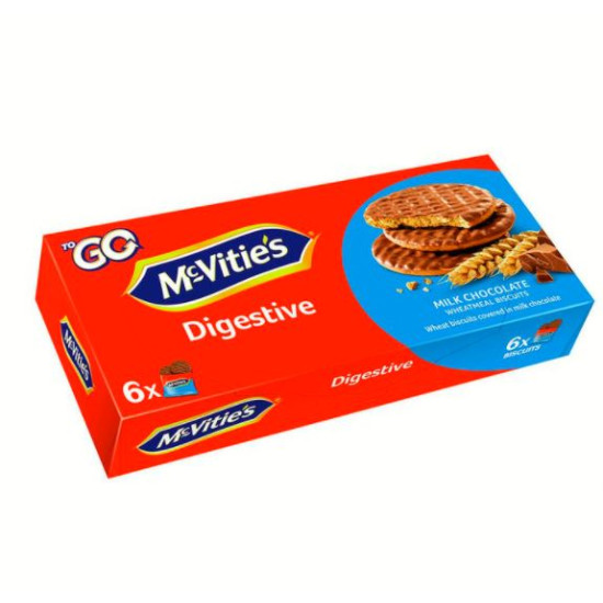 MCVITIE'S DIGESTIVE MILK CHOCOLATE 199.8GM