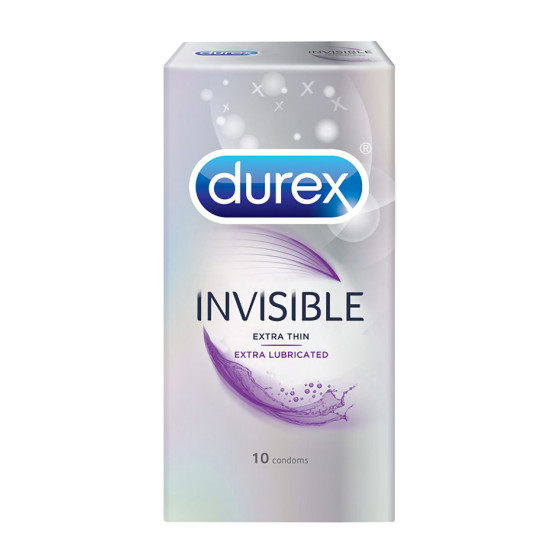 DUREX INVISIBLE EXTRA LUBRICATED 10S