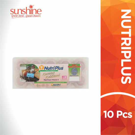 NUTRIPLUS WITH LOW CHOLESTROL EGG 10S