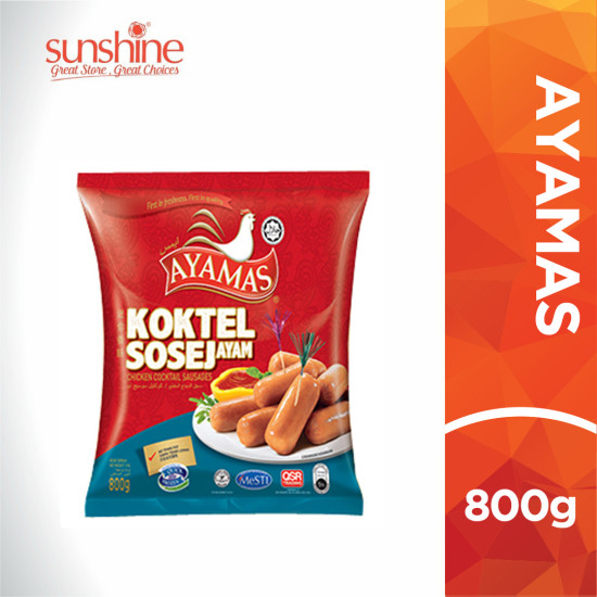 AYAMAS CHICKEN COCKTAIL SAUSAGE 800G