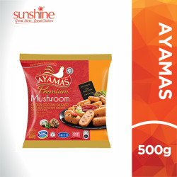 AYAMAS PREMIUM CHICKEN COCKTAIL MUSHROOM 500G AYAMAS PREMIUM CHICKEN COCKTAIL MUSHROOM 500G