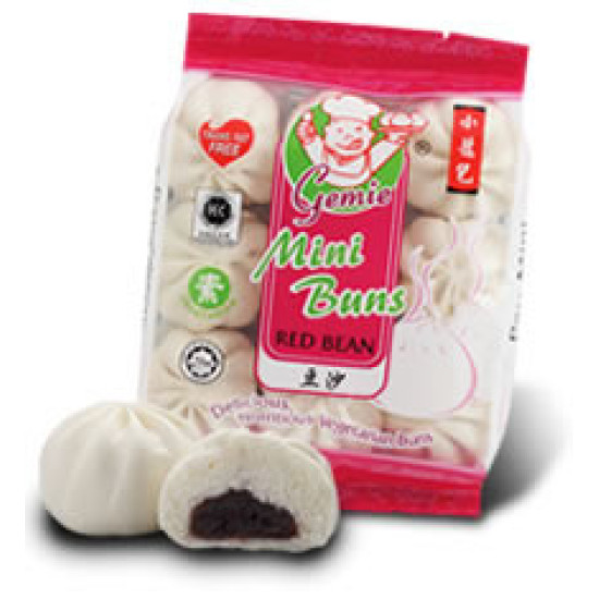 GEMIE MINI BUN RED BEAN 30G*9