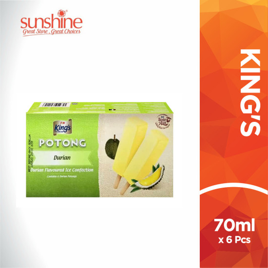 KING'S POTONG DURIAN MULTIPACK 60ML*6