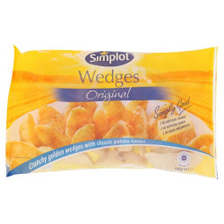 SIMPLOT ORIGINAL WEDGES 750G SIMPLOT ORIGINAL WEDGES 750G