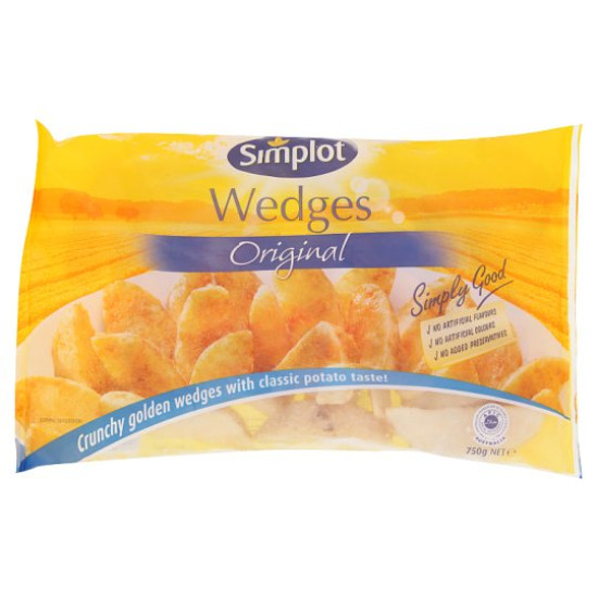 SIMPLOT ORIGINAL WEDGES 750G