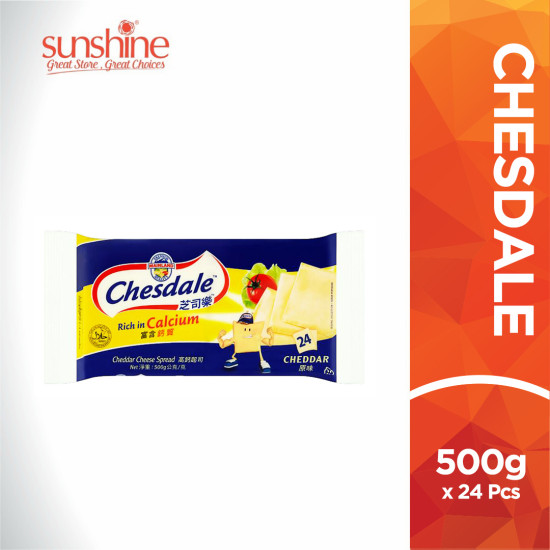 CHESDALE CHEESE 24'S 500G